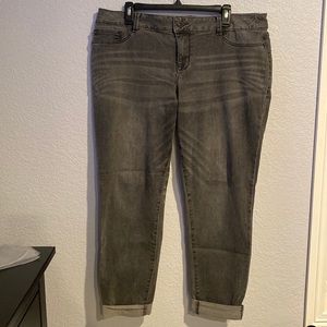 Gray Wash Stretchy Jeans - Maurice’s